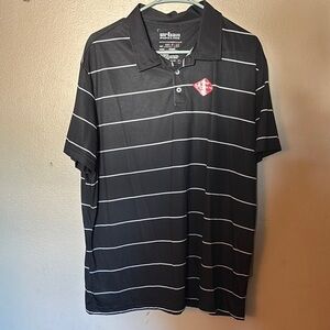 Urban Pipeline Black Striped Men's Polo Shirt